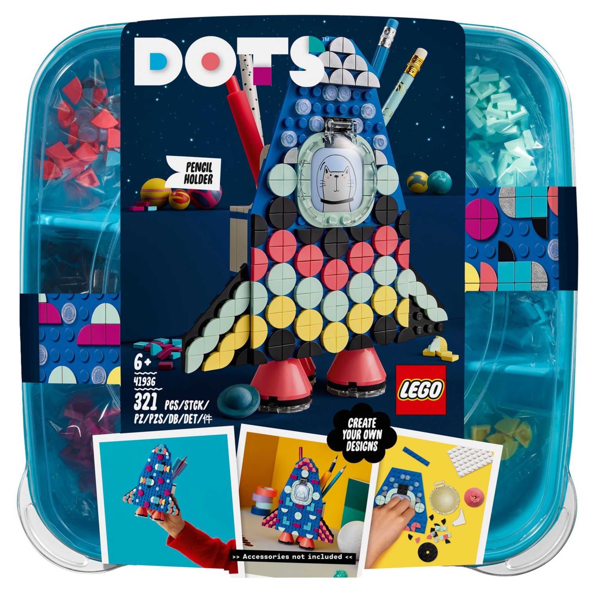 LEGO DOTS 41936 Pot a crayons des 6 ans pas cher Auchan