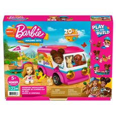 MATTEL Mega construx Barbie - Aventure en camping-car