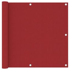 VIDAXL Ecran de balcon Rouge 90x600 cm Tissu Oxford