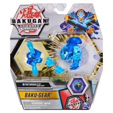 SPIN MASTER Pack 1 Bakugan ultra avec Baku-Gear Saison 2 - Tretorous Bleu et turquoise