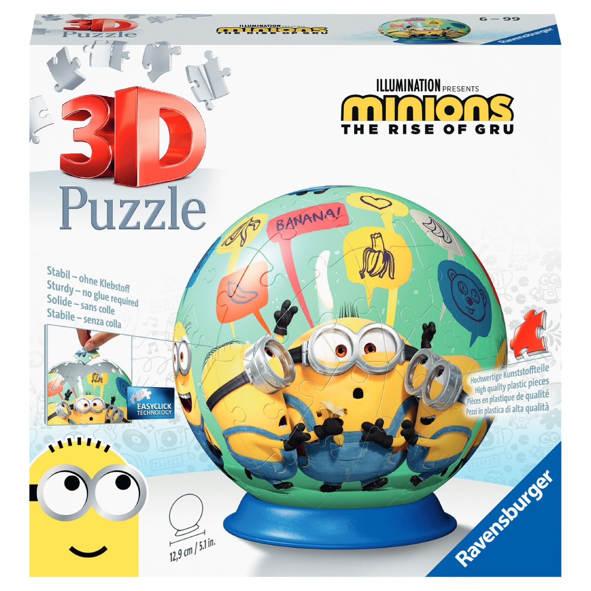 RAVENSBURGER Puzzles 72 pièces 3D Rond Collection