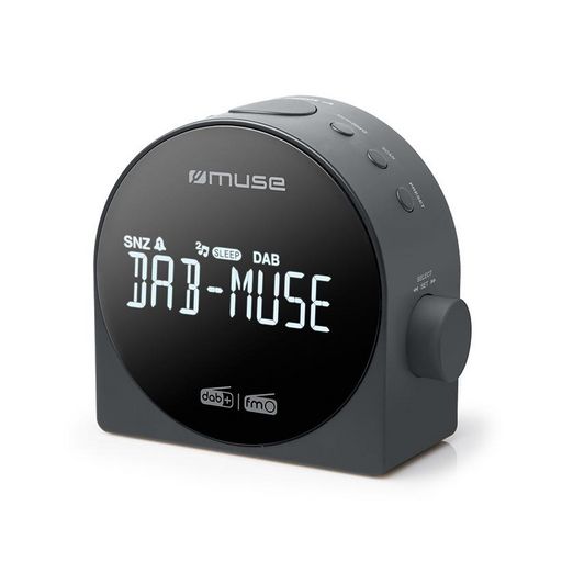 Muse M-150CR Radio-réveil PLL FM Double Alarme Secteur ou Pile , Noir
