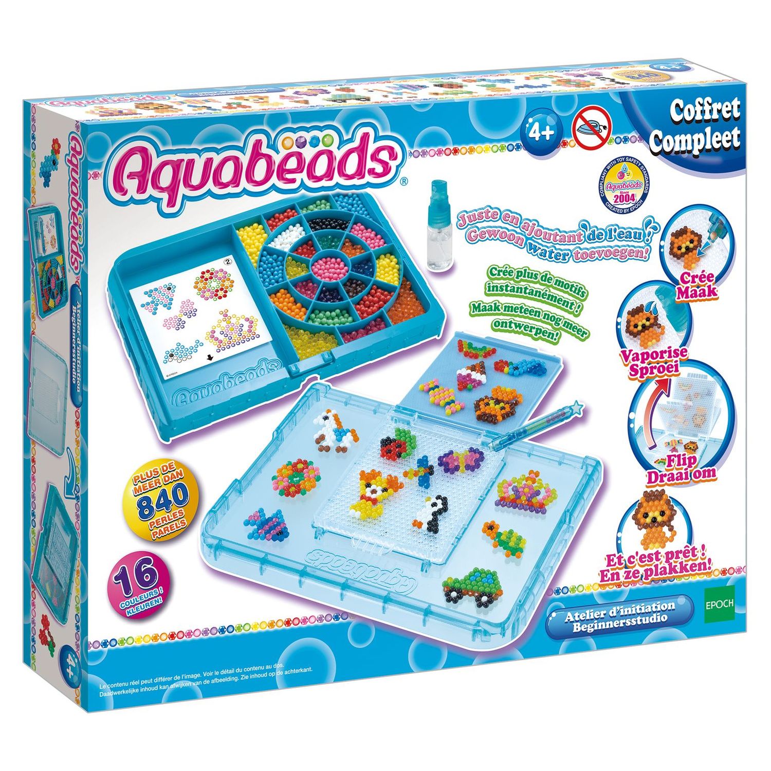 Aquabeads - Recharge Perles Pastel - Marque AQUABEADS - Plus de