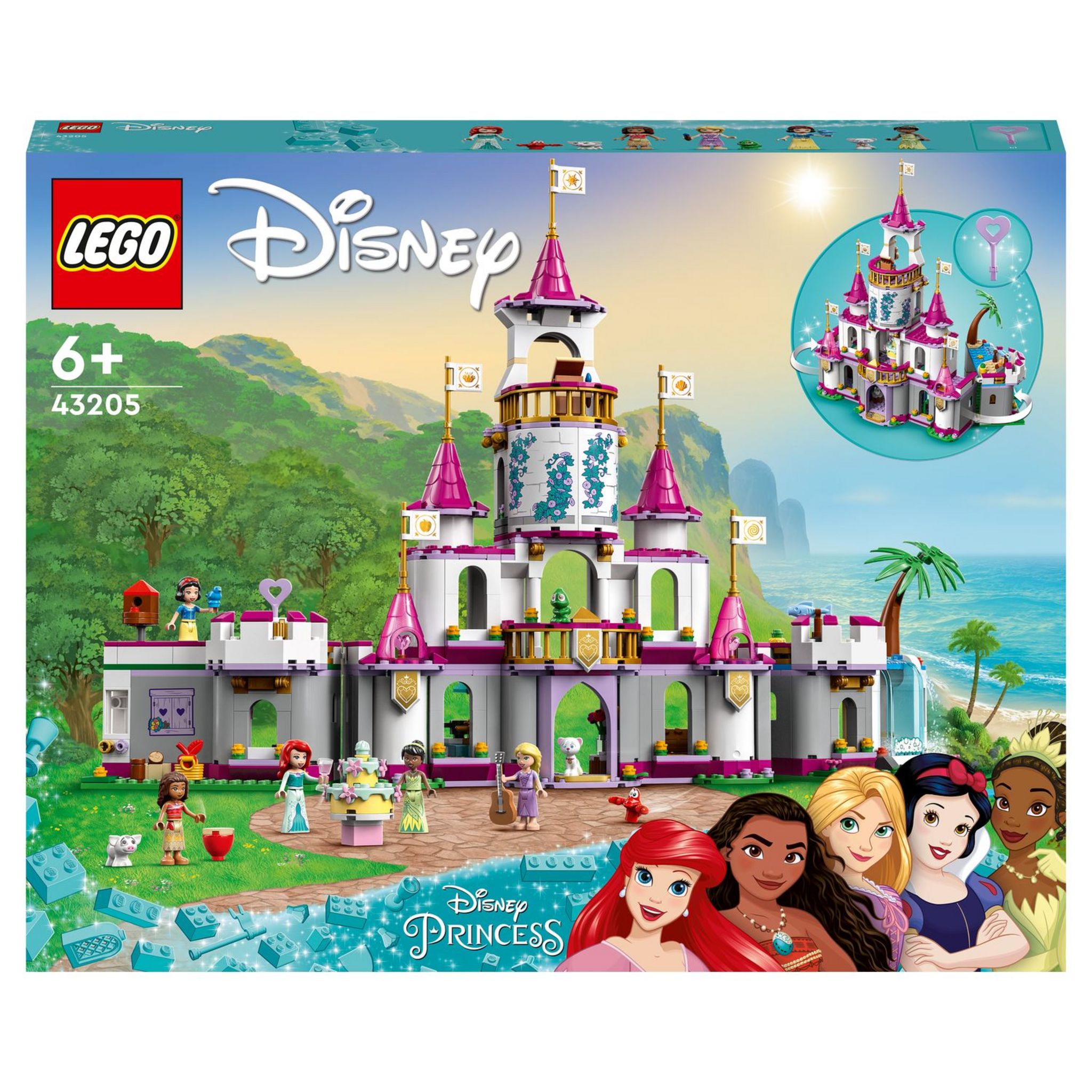 Lego Disney Le Château De Cendrillon Et Du Prince Charmant - 43206