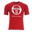 T-shirt Rouge Homme Sergio Tacchini Iberis. Coloris disponibles : Rouge