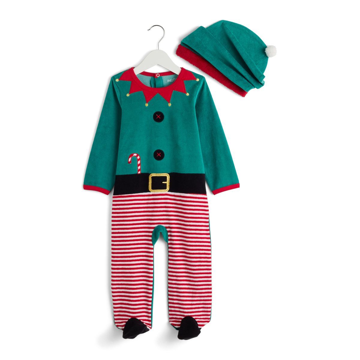 In Extenso Dors Bien Velours Bonnet Lutin De Noel Bebe Garcon Pas Cher A Prix Auchan