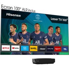 Hisense Vidéoprojecteur home cinéma 100L5F-B12 Laser TV + ecran