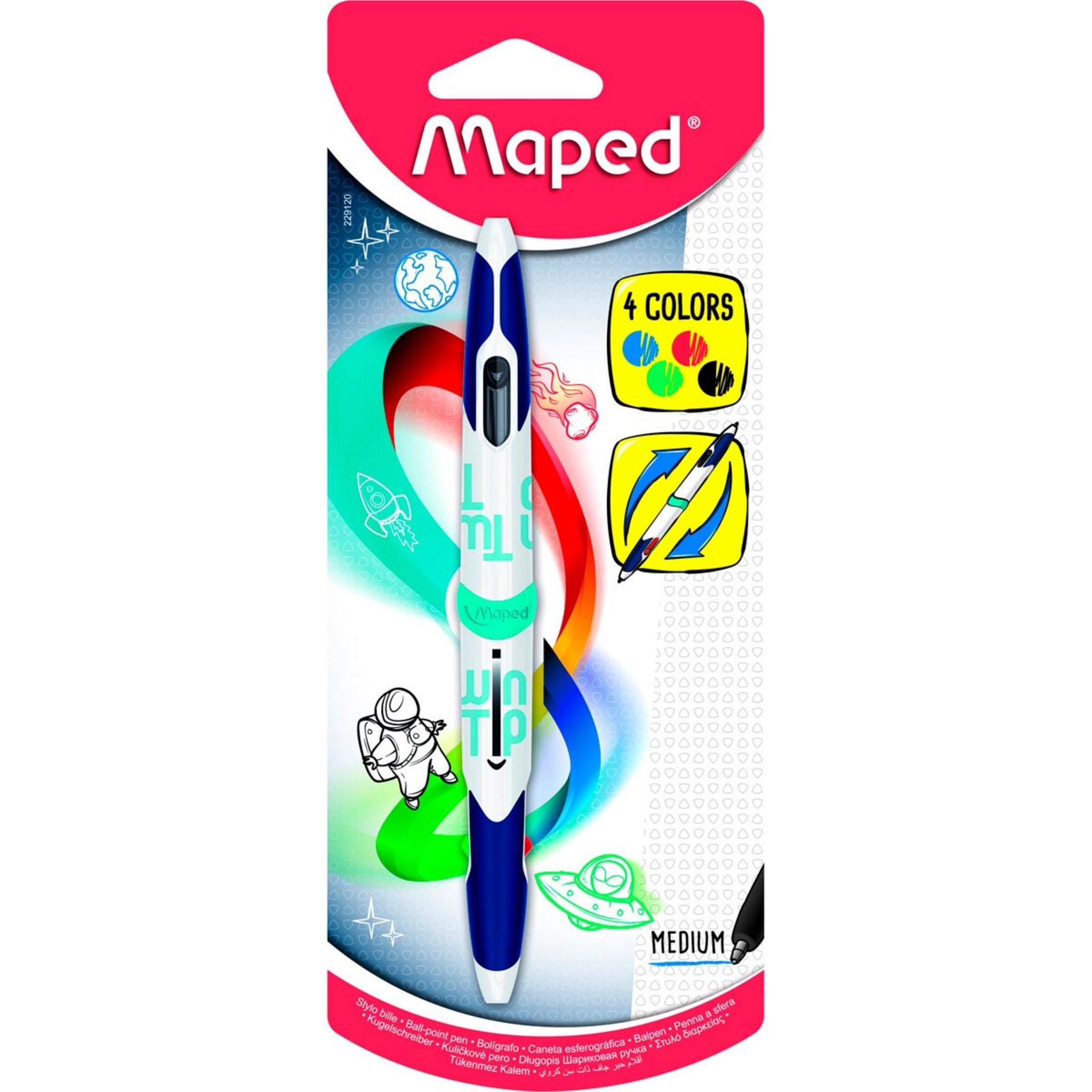 Stylo 4 couleurs original Twin Tip – Maped France