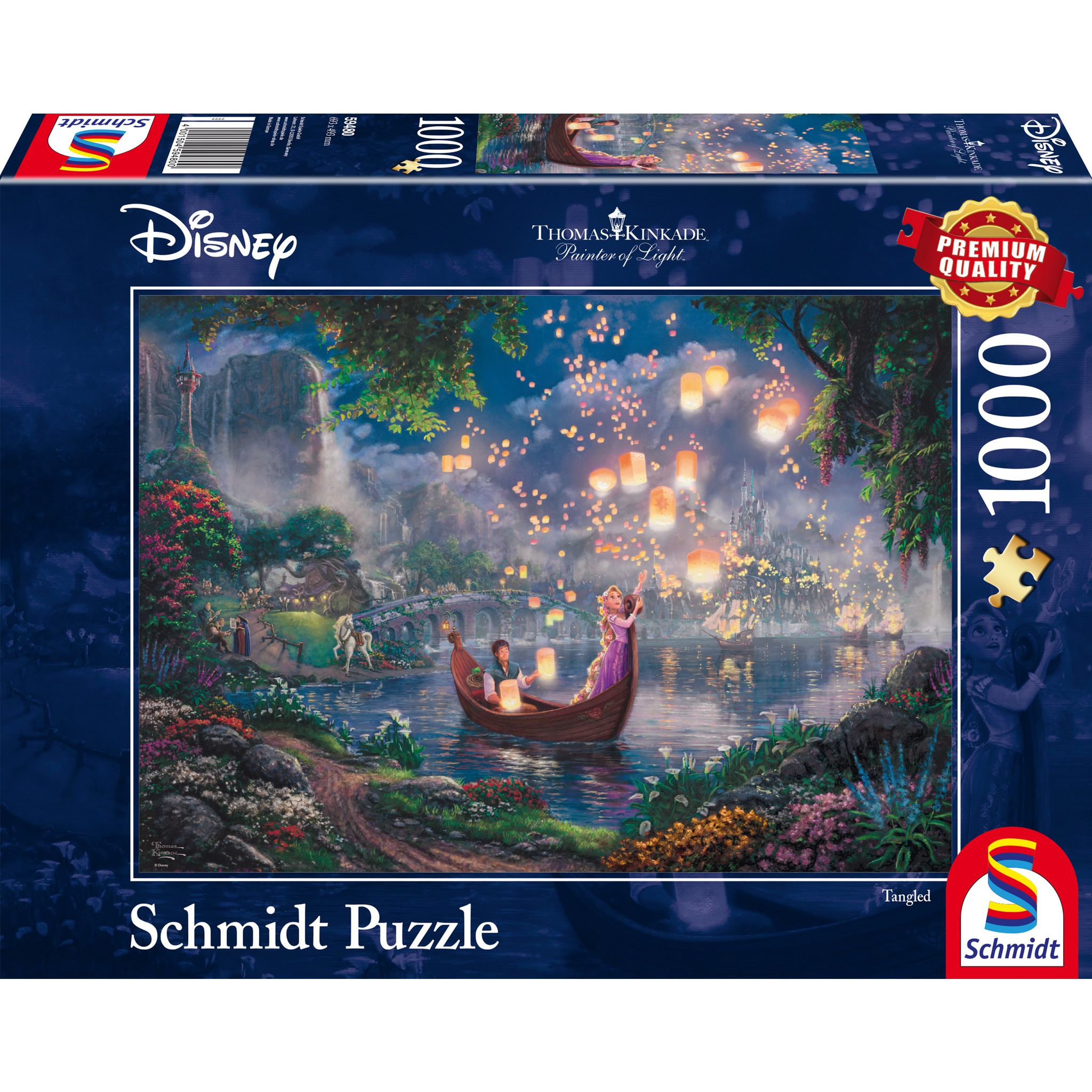 Schmidt Puzzle - Disney Raiponce - 1000 pièces pas cher 
