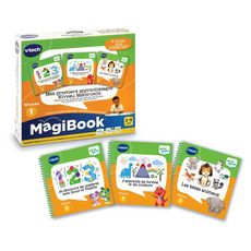 VTECH MagiBook - Mes premiers apprentissages niveau maternelle (bébés animaux, je découvre les nombres avec Scout et Violette, j'apprends les formes et les couleurs)