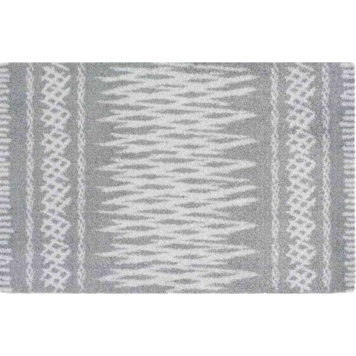 Coryl Tapis déco intérieur absorbant - marocco gris - 75x50 cm