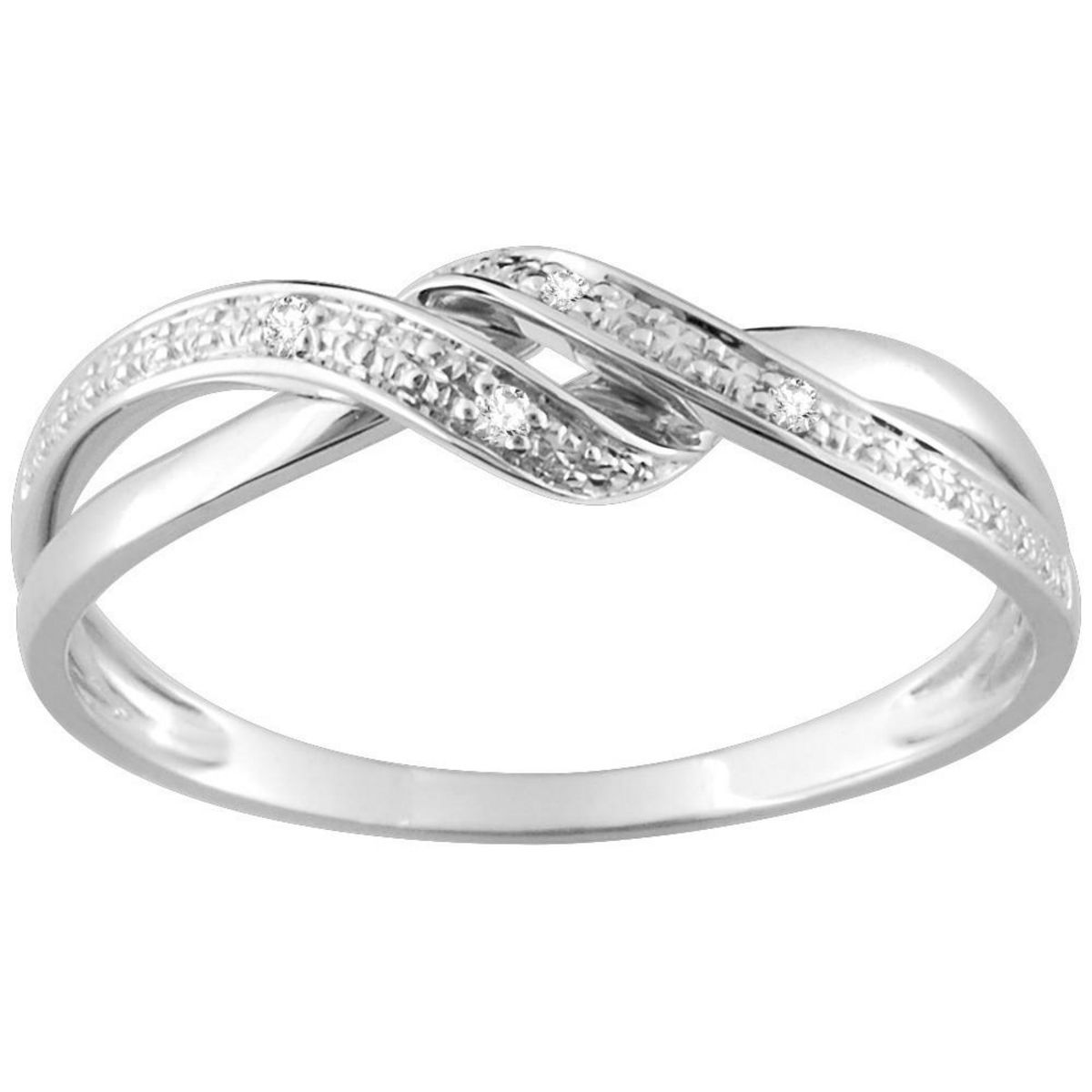 Tousmesbijoux Bague Femme Or 9 Carats Diamant 0 02 Carats pas