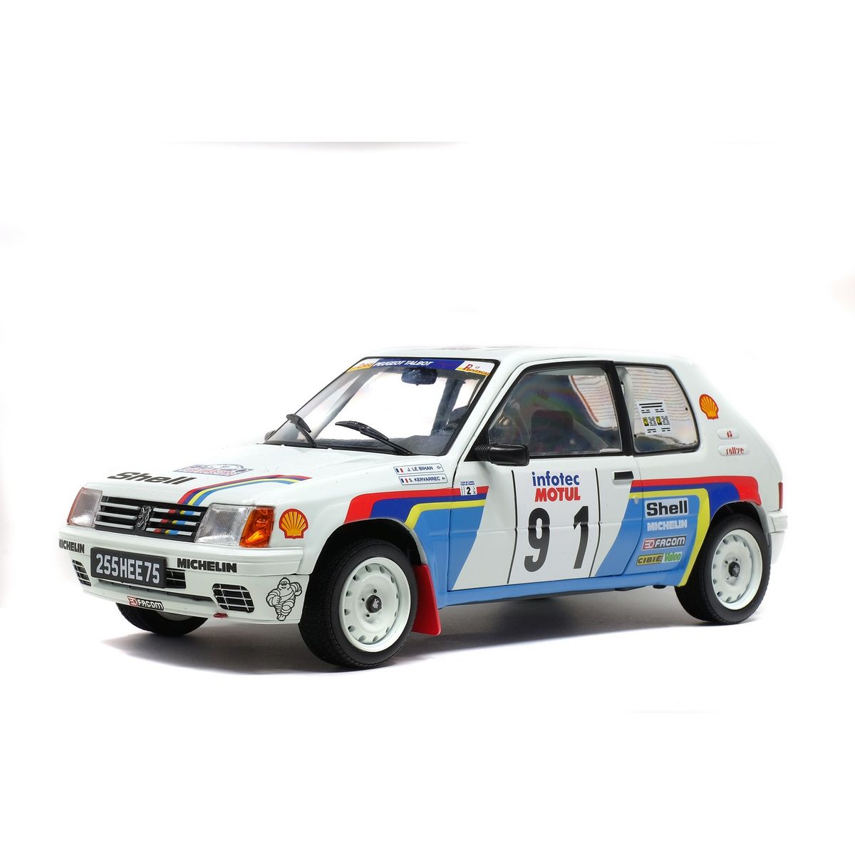 SOLIDO Voiture miniature Peugeot 205 rallye tour de Corse 1989