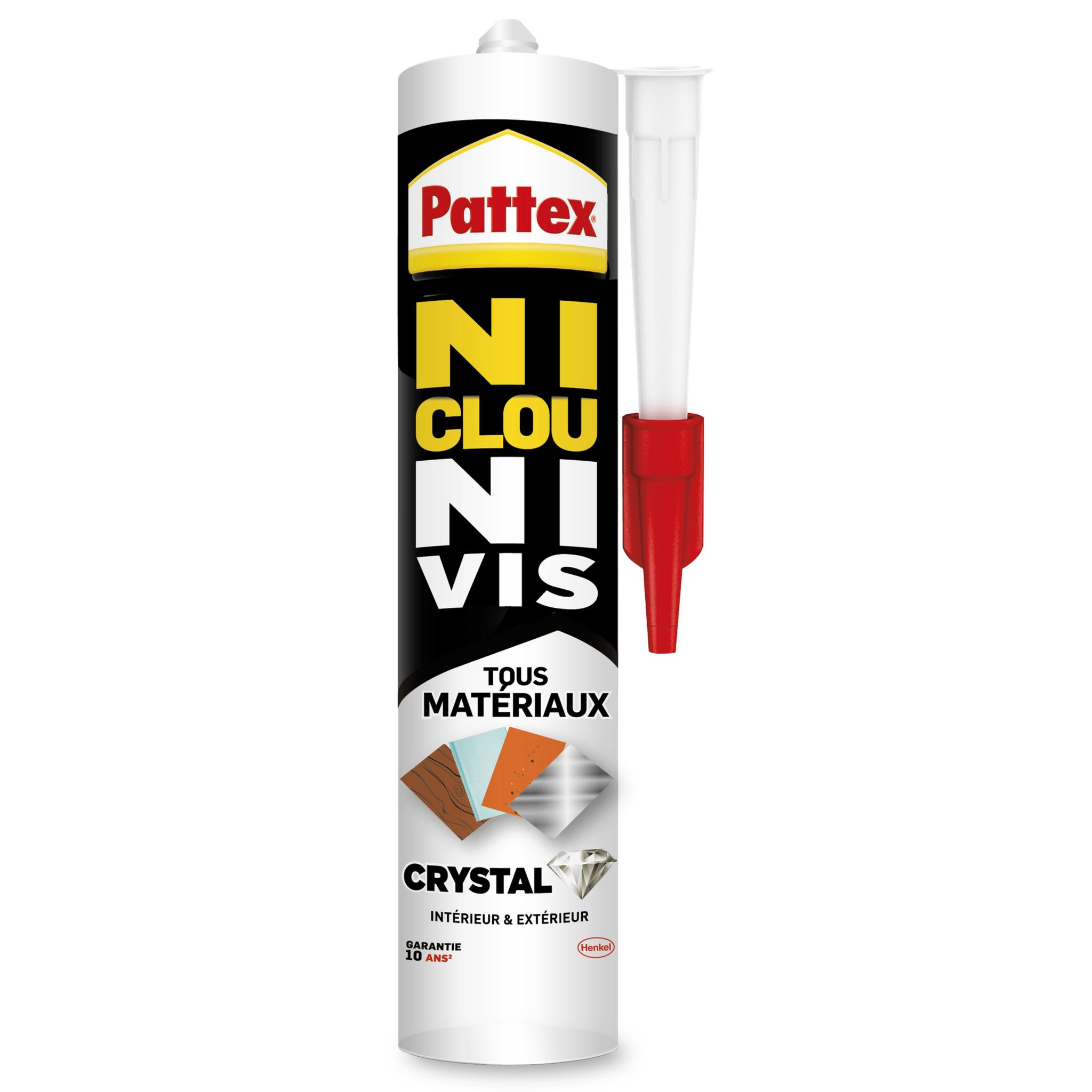 PATTEX Colle de fixation PATTEX Ni clou ni vis, 290 gr transparent