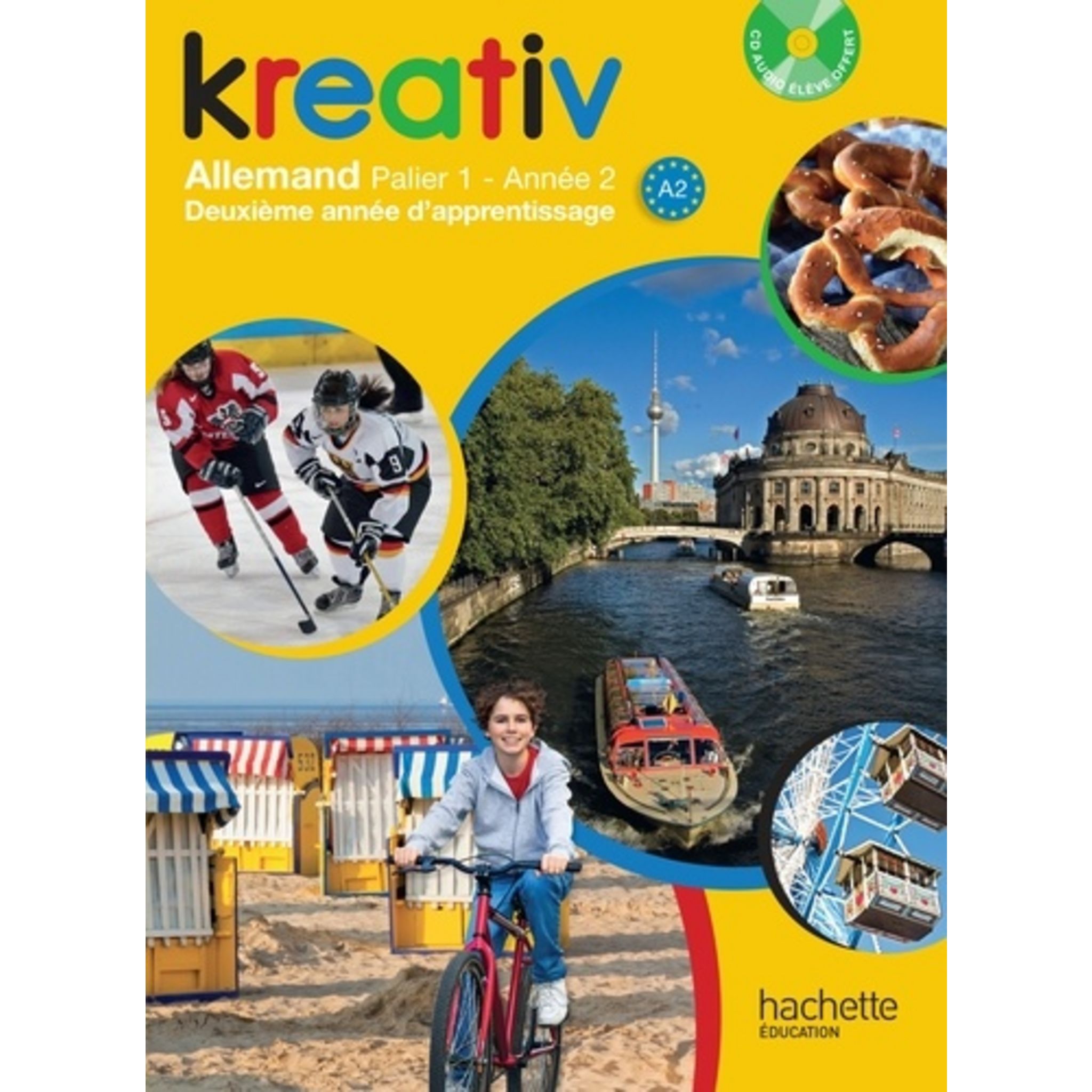 Kreativ Allemand Palier 1 Annee 2 KREATIV ALLEMAND PALIER 1, ANNEE 2. AVEC 1 CD AUDIO MP3, Goldmann Katrin  pas cher à prix Auchan