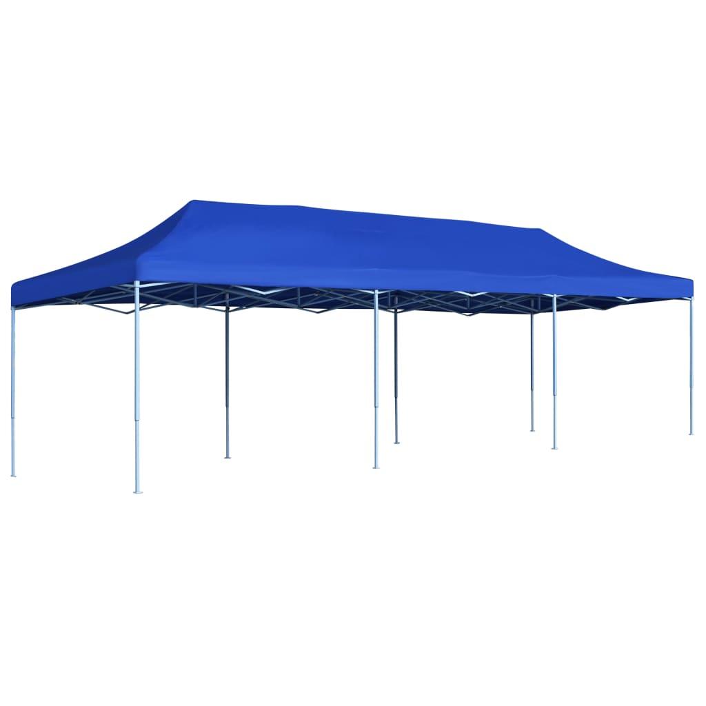 Tente de reception pliable 3x9 m Bleu