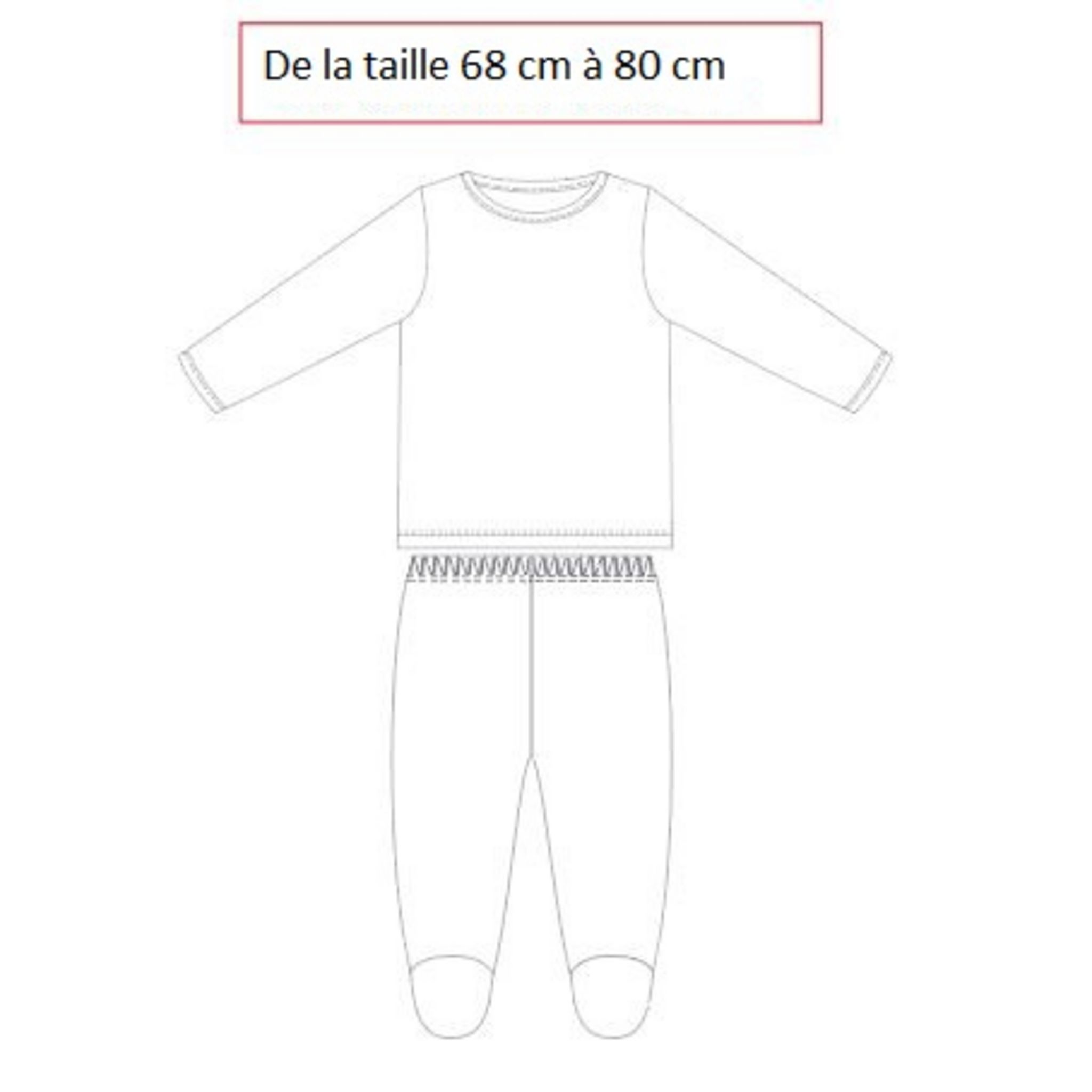 Pyjama 2 Pieces Pere Noel Bebe Pas Cher A Prix Auchan