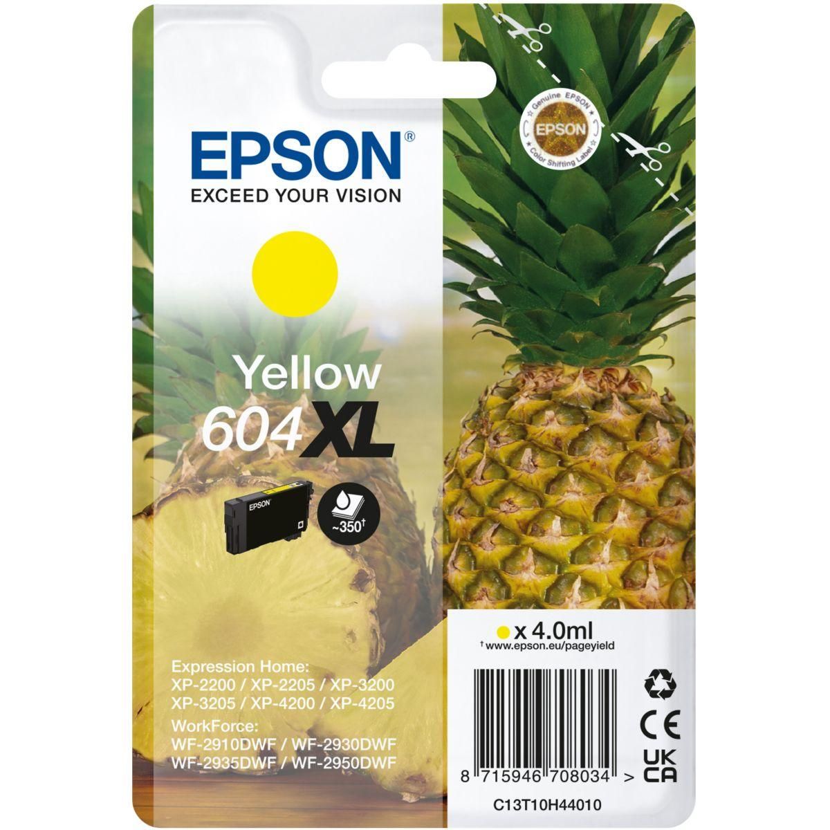 Epson Cartouche d'encre 604XL Serie Ananas Jaune