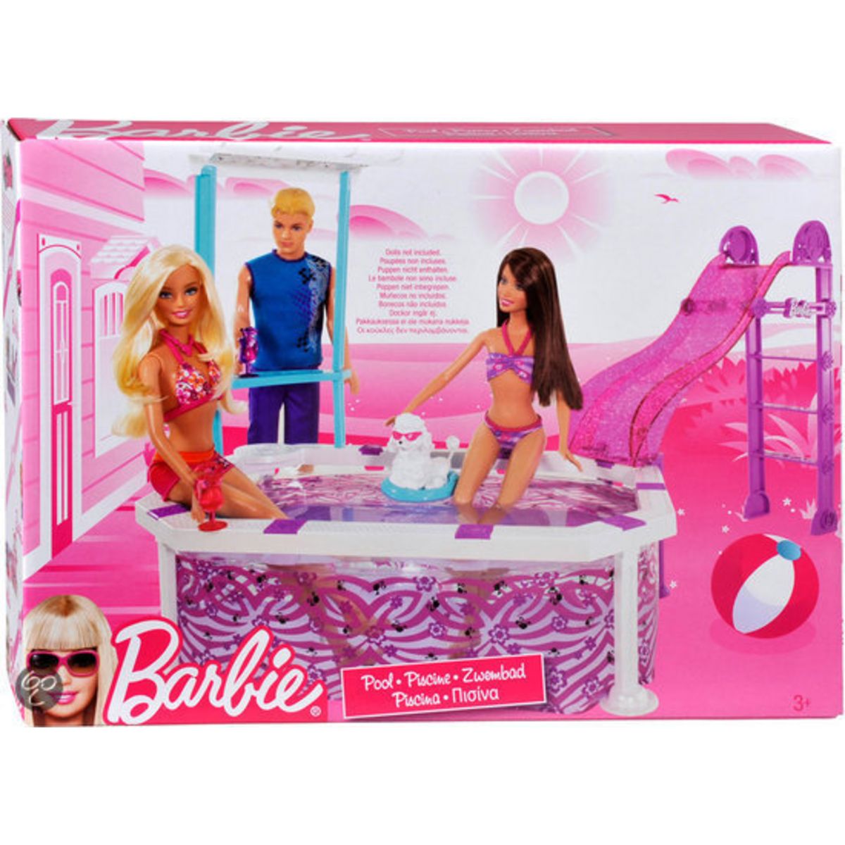 Barbie dans store la piscine