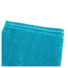 ACTUEL Drap de bain uni en coton 450 g/m² (Bleu)