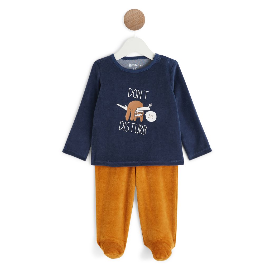 INEXTENSO Pyjama velours bebe garcon pas cher Auchan