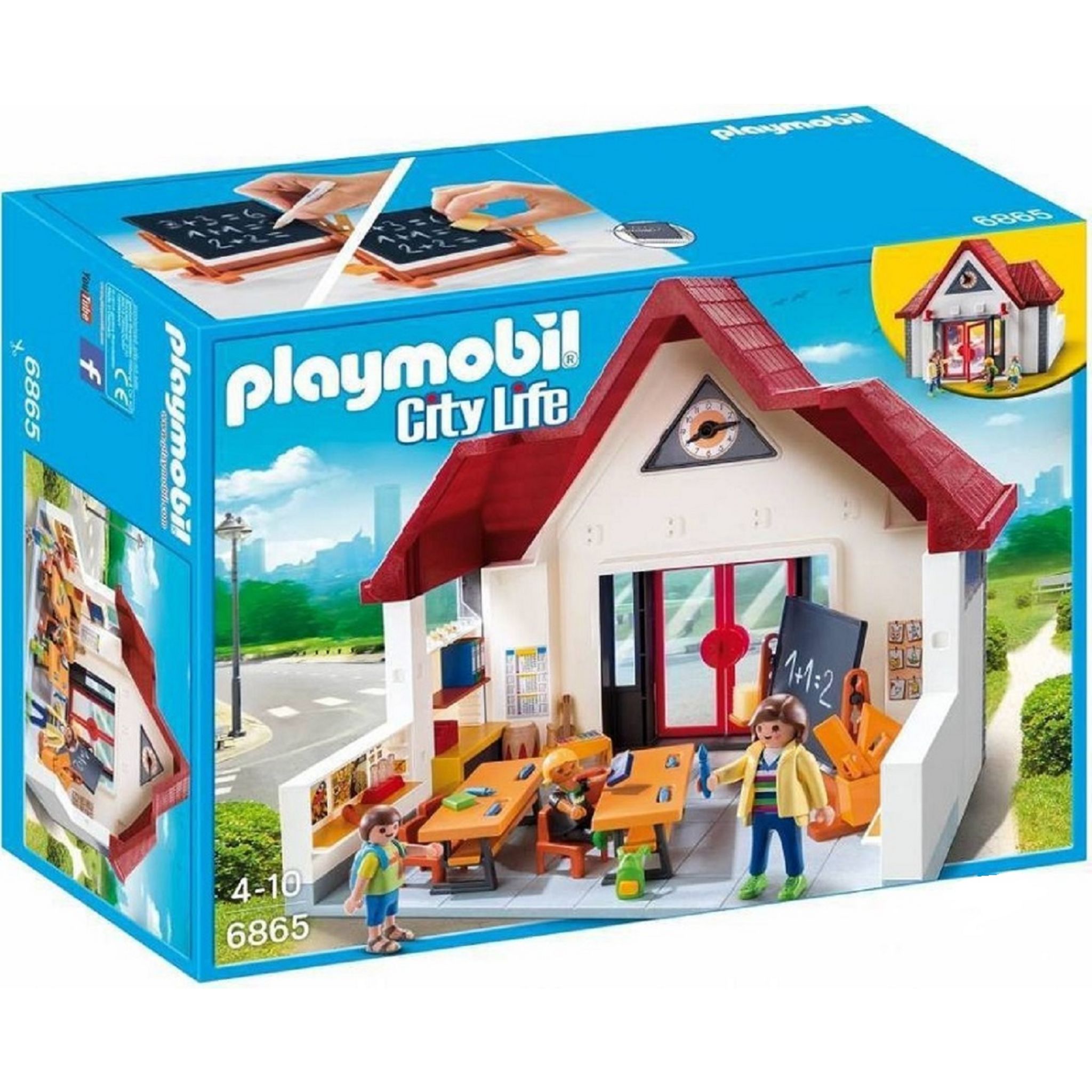 PLAYMOBIL - Classe éducative sur l'écologie - City Life - L'école