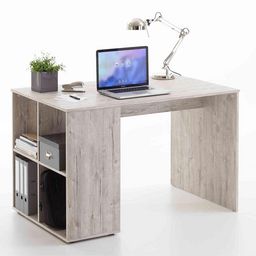 Bureau avec rangements Couleur bois clair Terre De Nuit