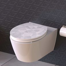 SCHÜTTE Siege de toilette avec fermeture en douceur DIAMOND MDF
