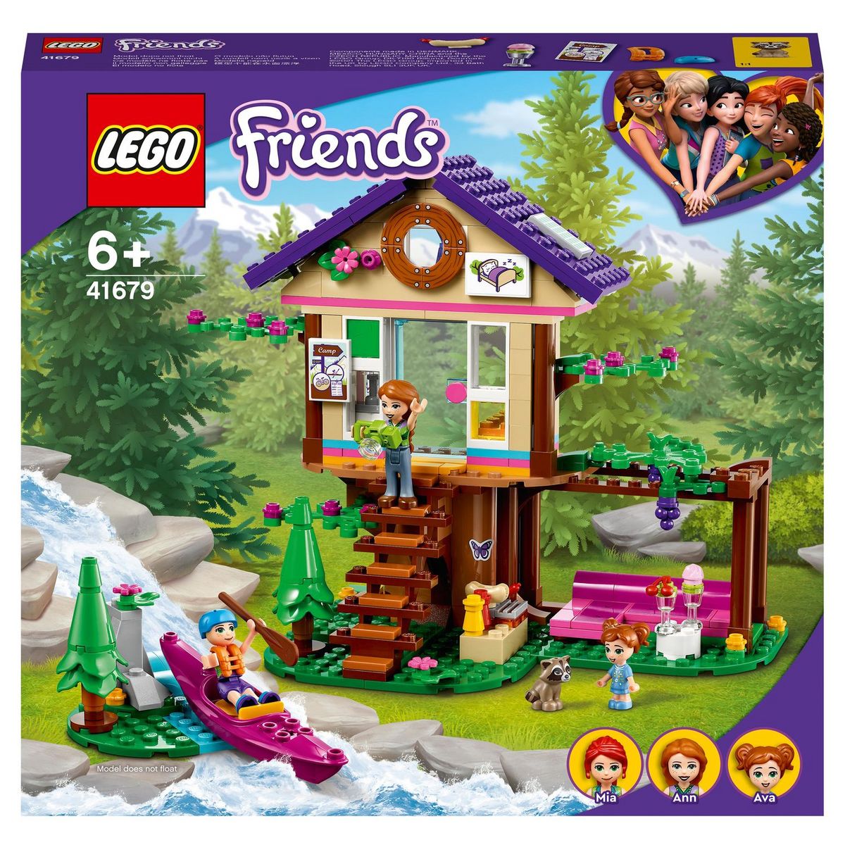 LEGO Friends 41679 - La maison dans la forêt pas cher 