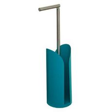 Dérouleur de Papier Toilette  Flexible  58cm Turquoise
