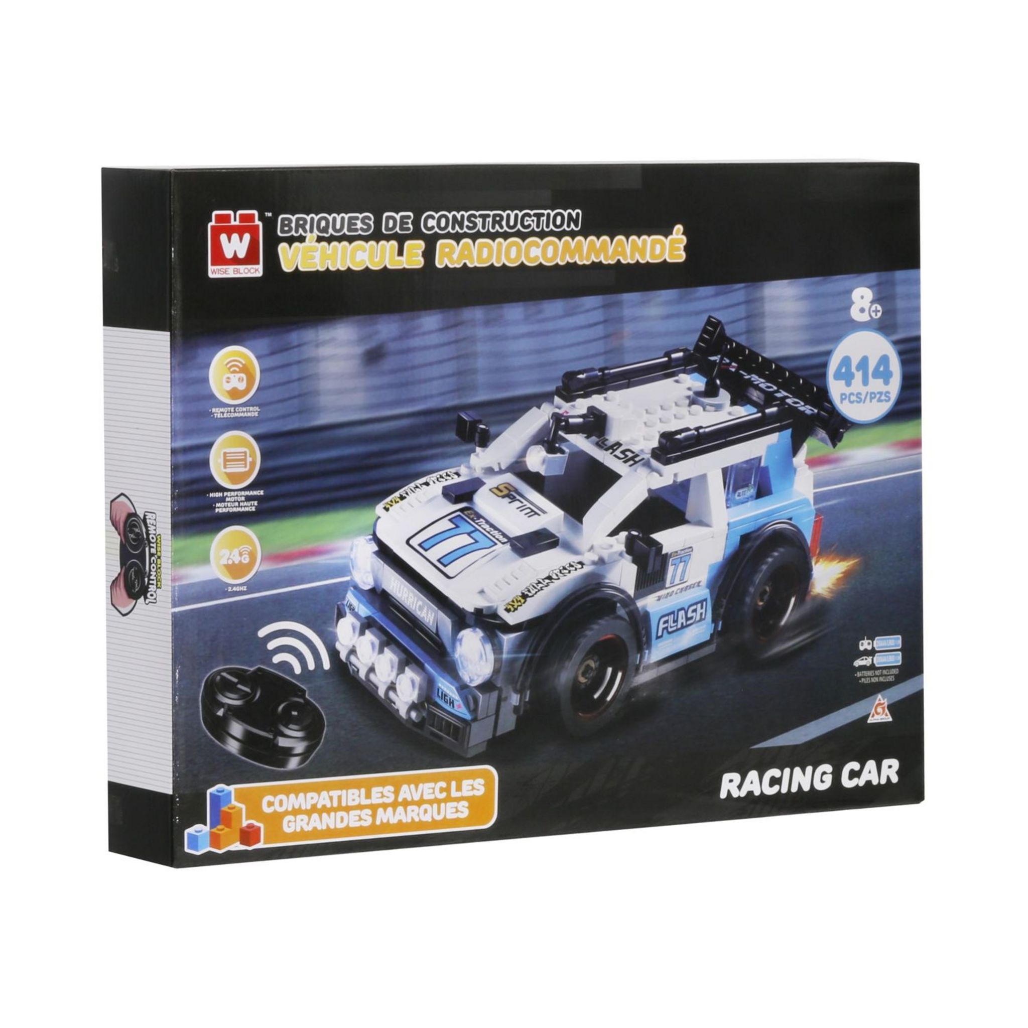 ONE TWO FUN Véhicule Flash Espion R/C 2.4G échelle 1/16ème pas cher 