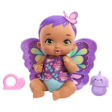 Mattel My Garden Baby Bebe Papillon Rose Boit Et Fait Pipi Pas Cher A Prix Auchan