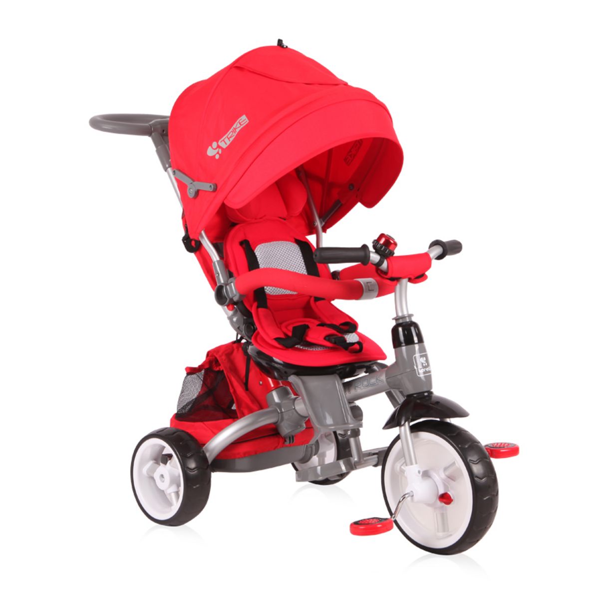 Lorelli Tricycle évolutif pour bébé / enfant HOT ROCK Rouge pas cher 