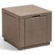 ALLIBERT by KETER Table d'appoint de jardin CUBE