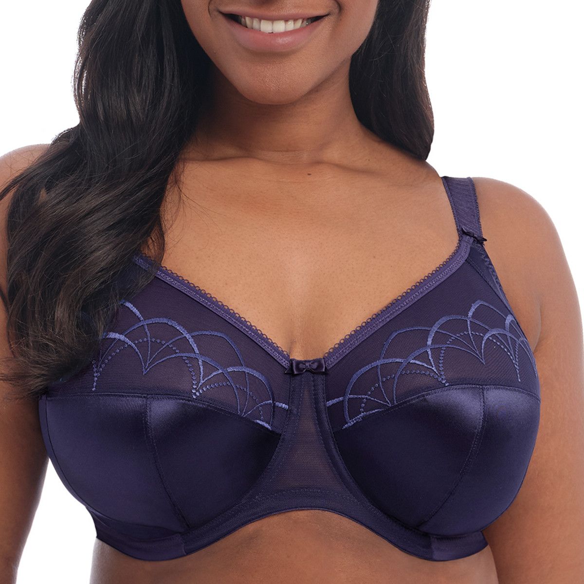 ESPRIT - Underwired, padded bra with mesh at our online shop