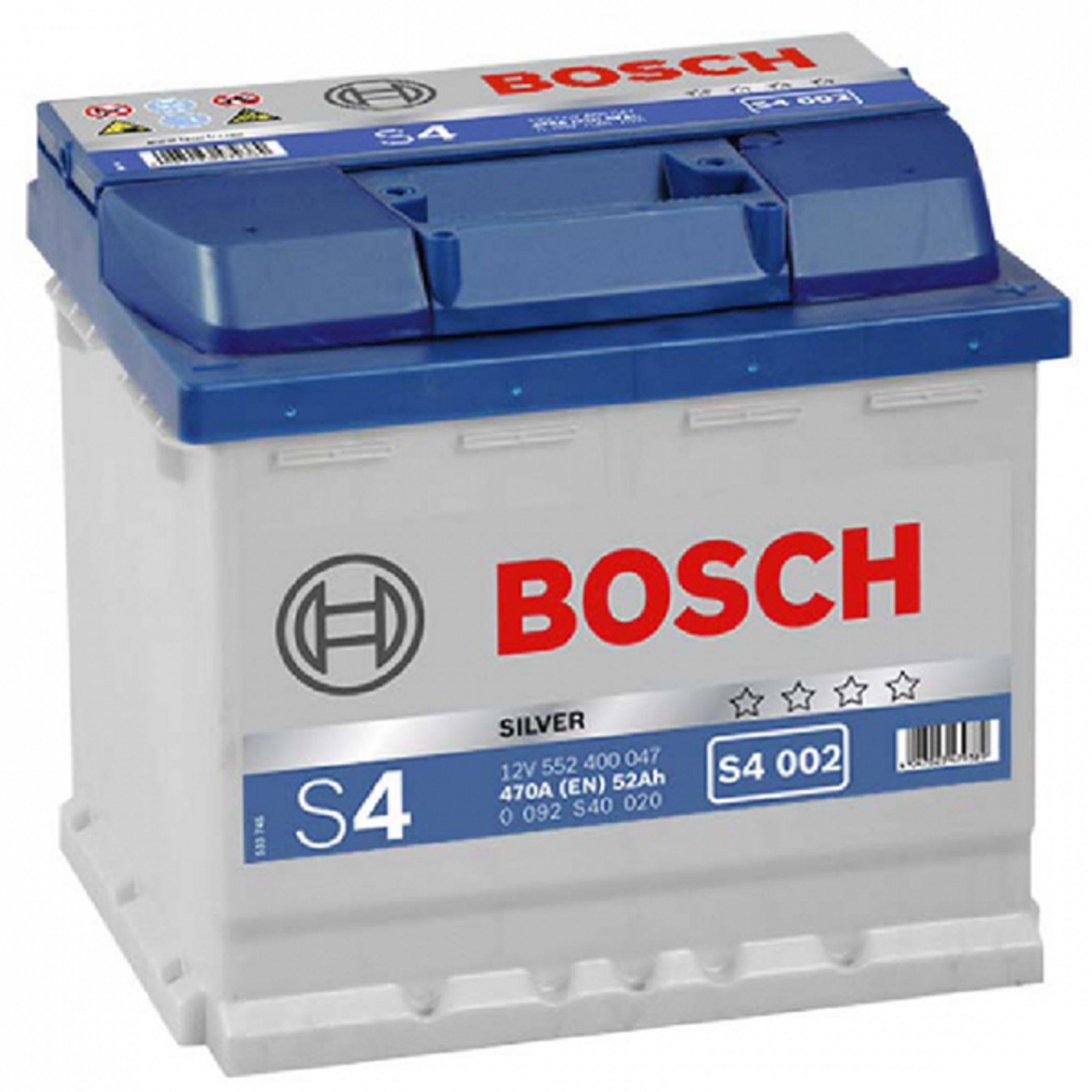 BOSCH Batterie Bosch S4002 52Ah 470A BOSCH pas cher 