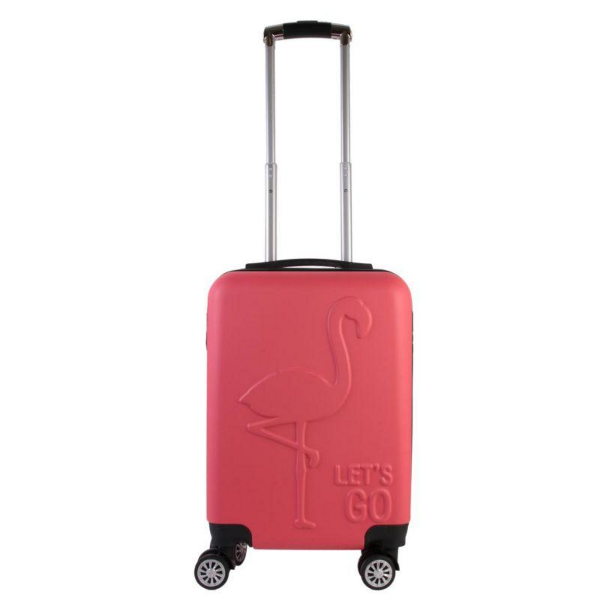 Paris Prix Valise Cabine Emboss e Flamant 28L Rouge pas cher