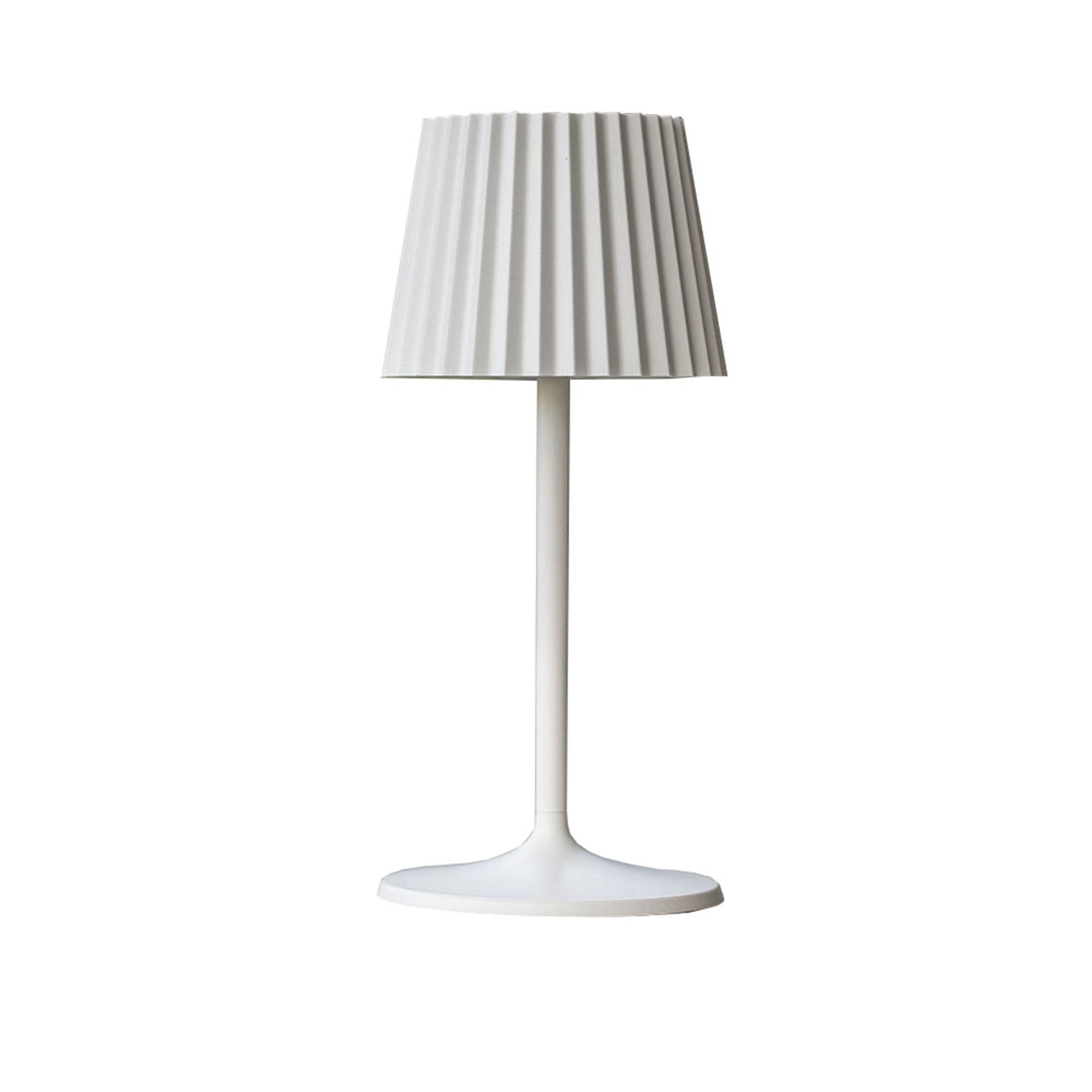 Lampe de table sans fil LED Plastique Blanc H34CM Beverly