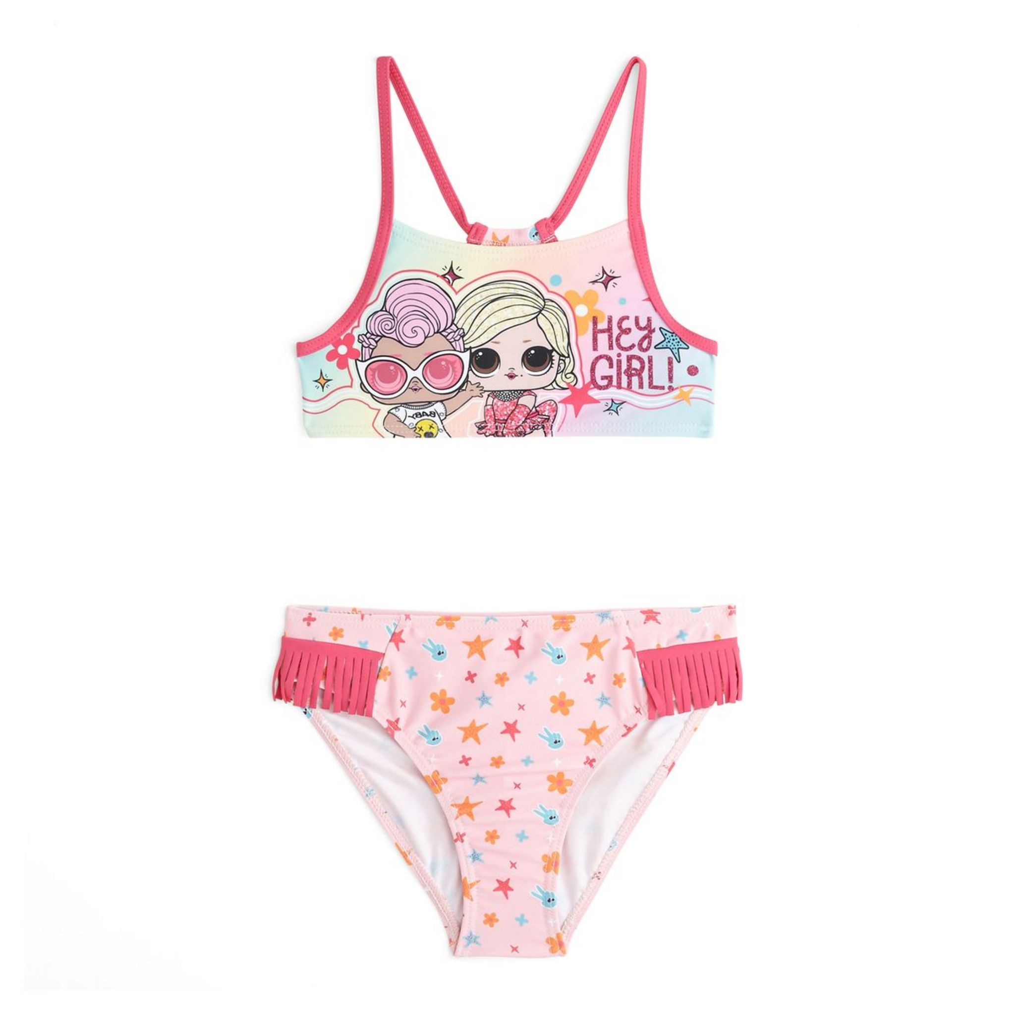 LOL Surprise Maillot de Bain Fille 2 pièces - Bleu - 3 ans