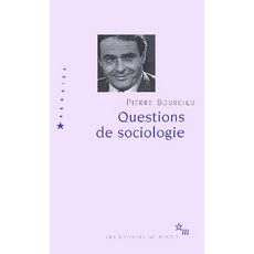 QUESTIONS DE SOCIOLOGIE, Bourdieu Pierre