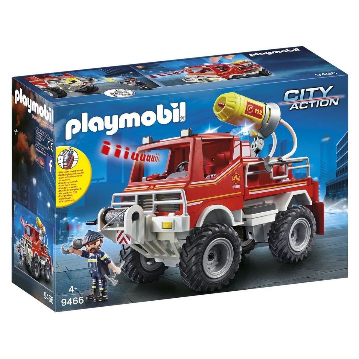 PLAYMOBIL 70907 - City Action - Starter Pack pompier et incendie pas cher 