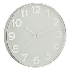 Horloge Murale Design  Gahy  40cm Argent