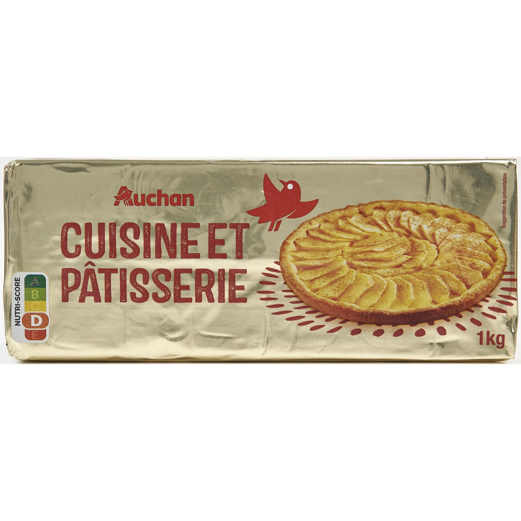 AUCHAN Margarine cuisine et patisserie 1kg pas cher 