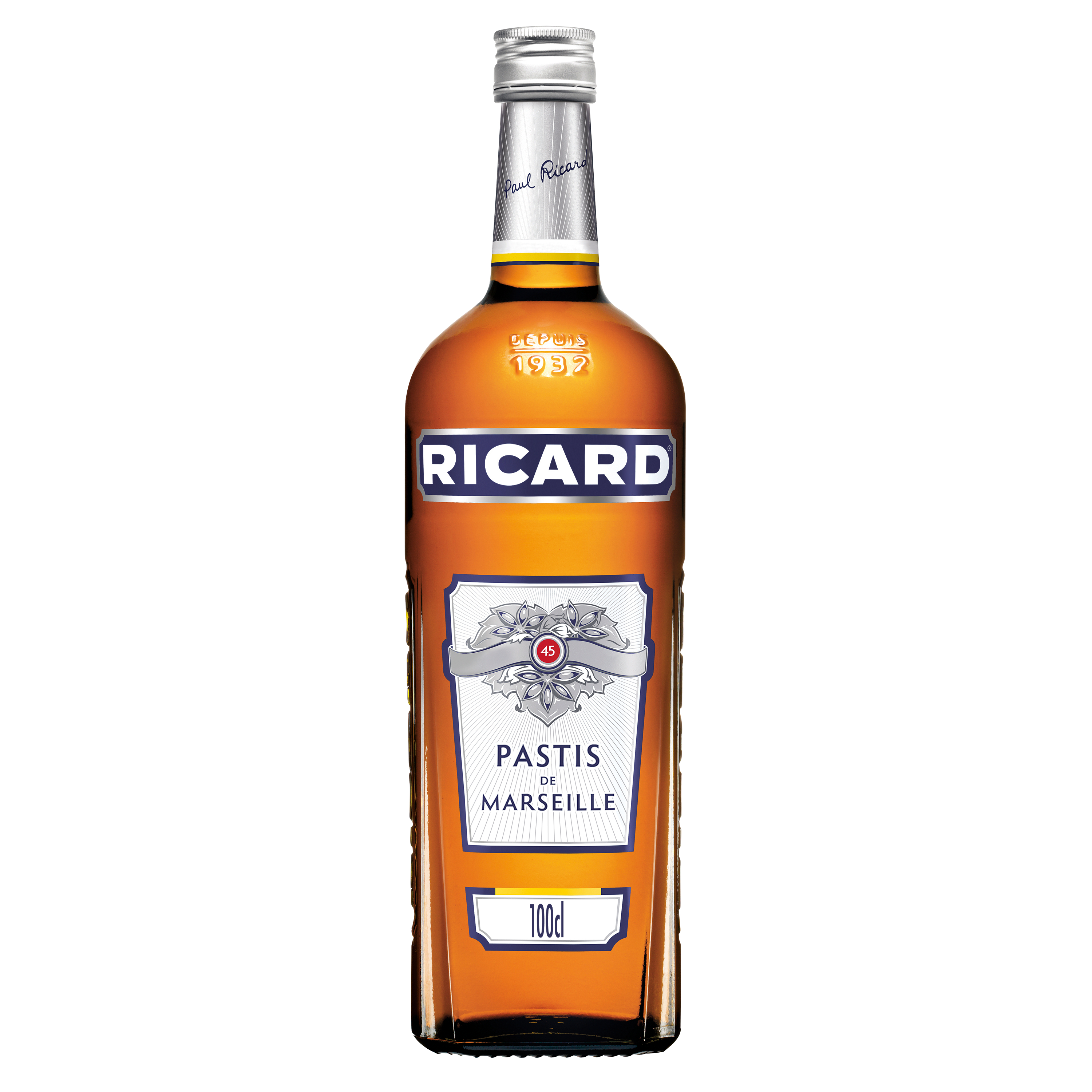 RICARD Pastis de Marseille 45% 1l pas cher 