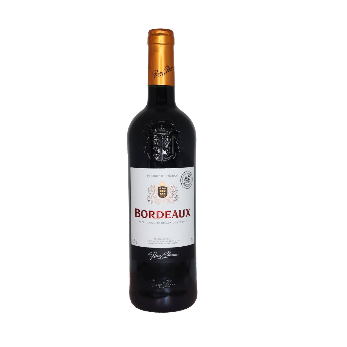 PIERRE CHANAU Vin rouge AOP Bordeaux 75cl