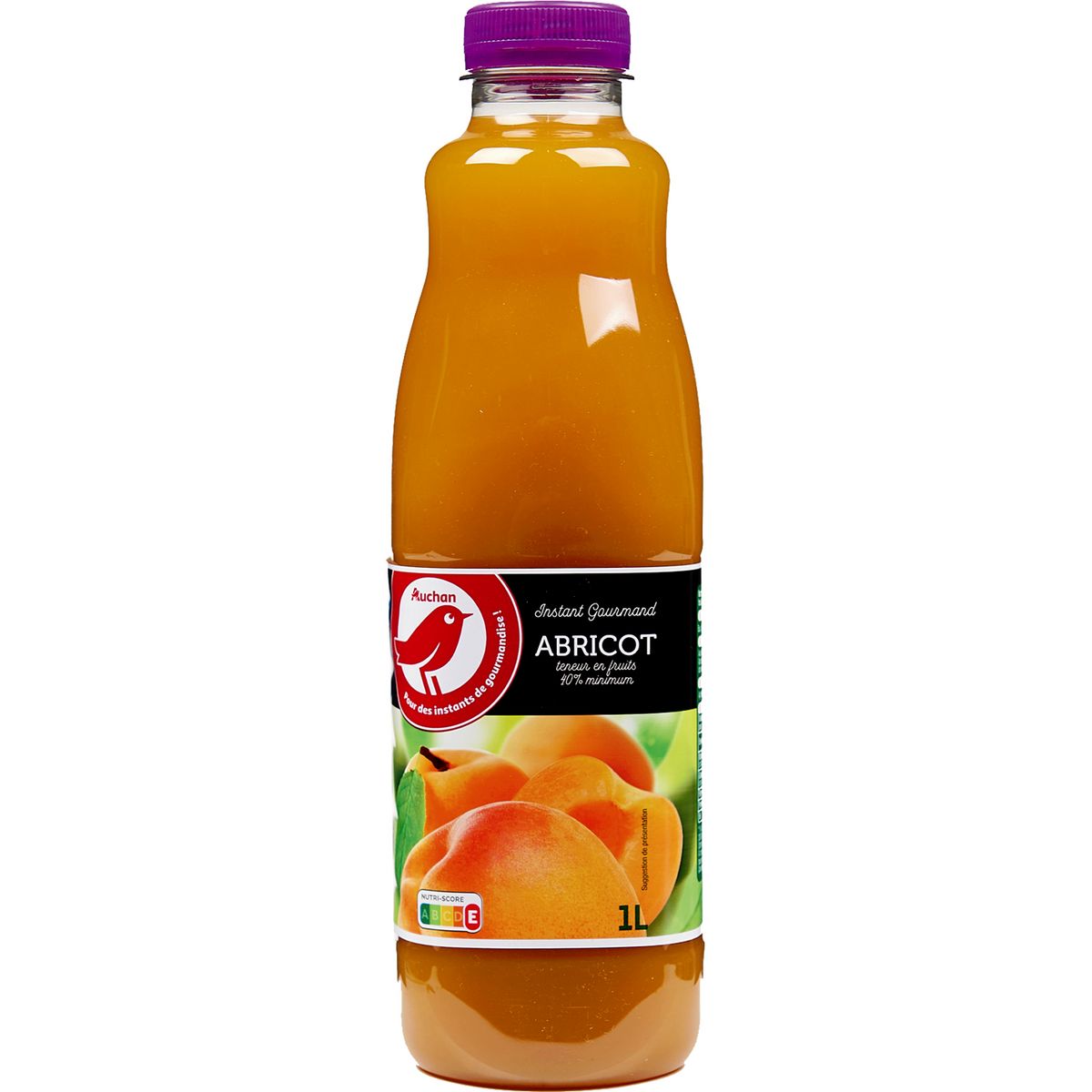 AUCHAN Nectar Instant Gourmand abricot 1l