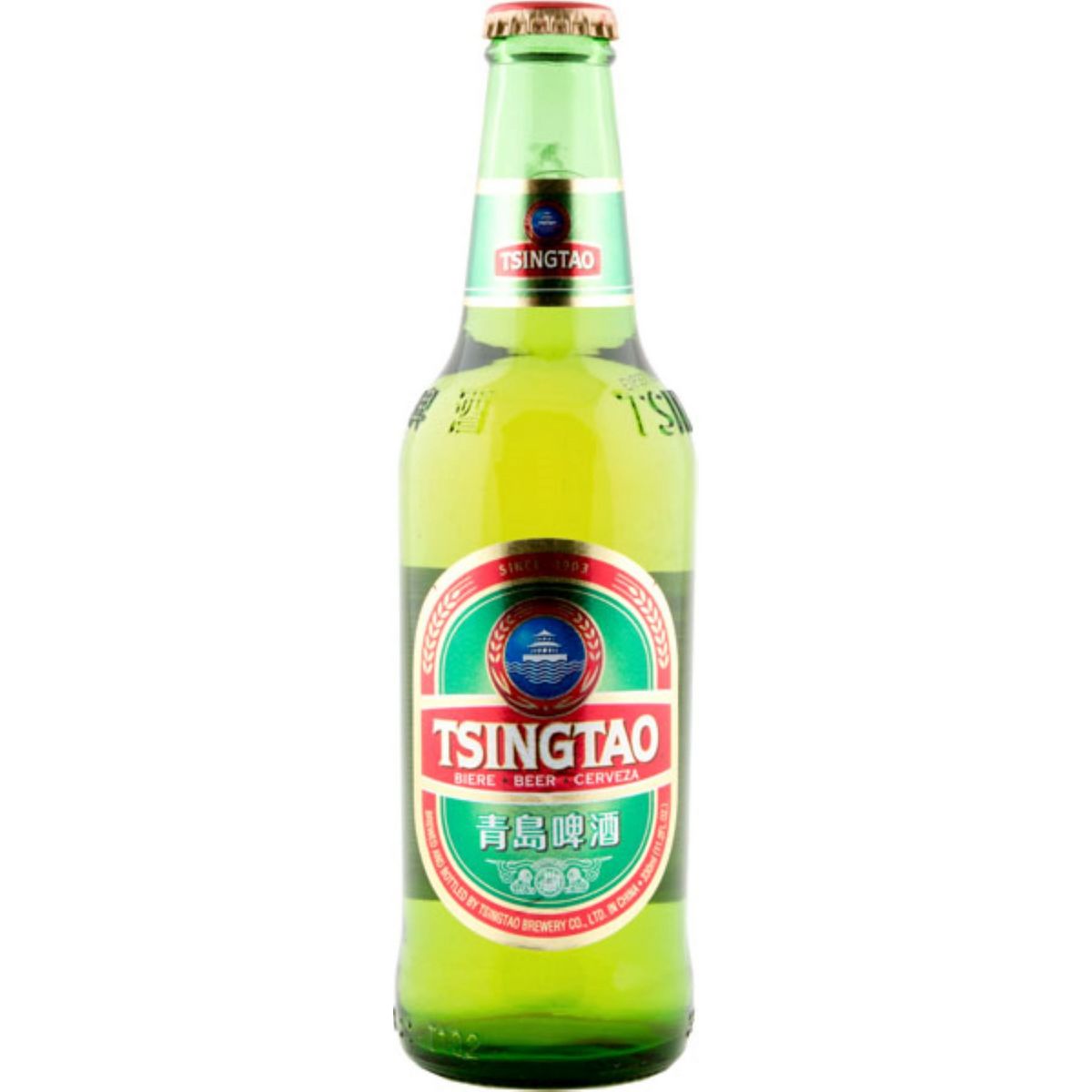 TSINGTAO Bière blonde chinoise 4,7% bouteille 33cl