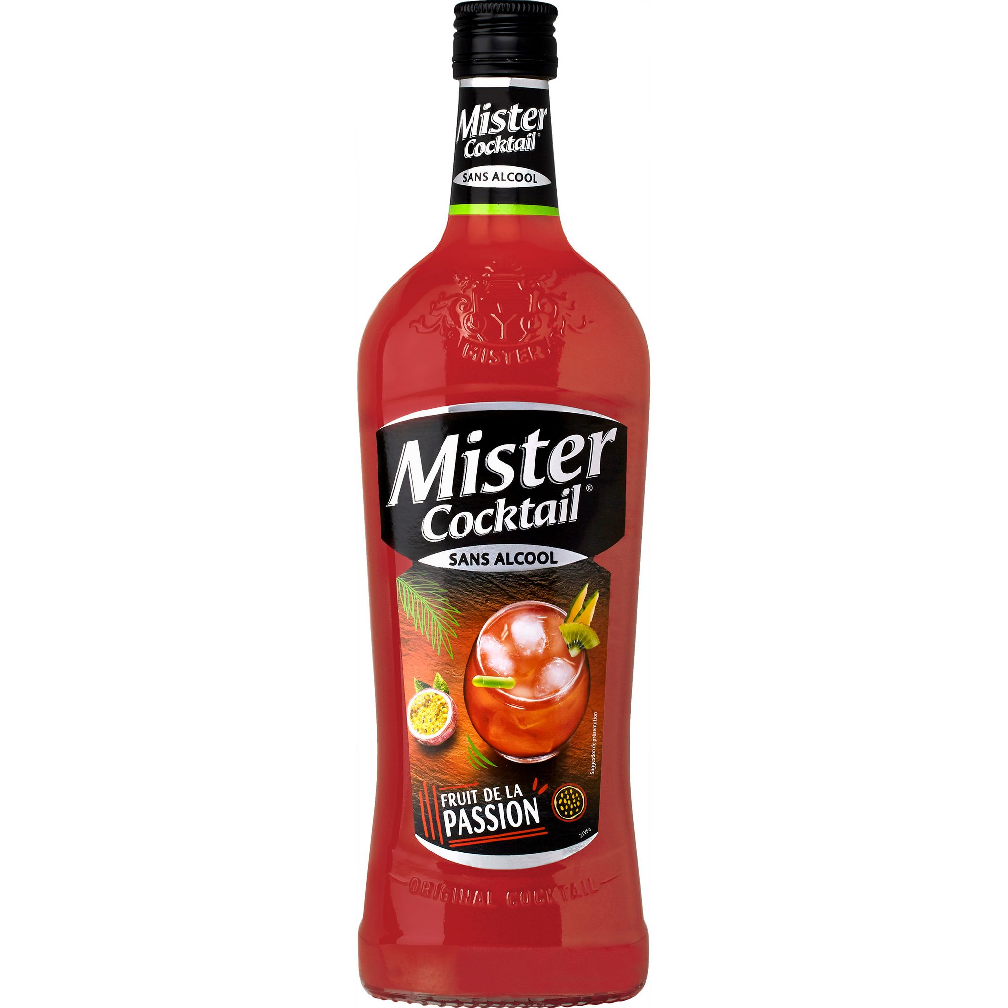 Achat / Vente Mister Cocktail Apéritif sans alcool Kiwi citron, 75cl