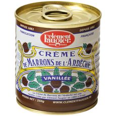 FAUGIER Crème de marrons de l'Ardèche vanillée 250g