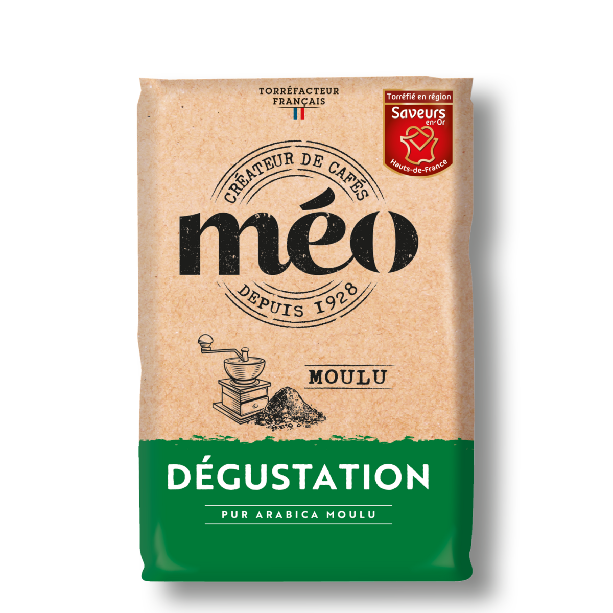 MEO Café moulu dégustation pur Arabica 500g